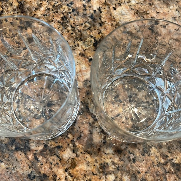 Fisher Crystal 2 glasses cups - NWT - vintage - Picture 3 of 5
